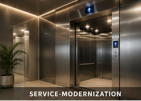 Modernized elevator control panel
